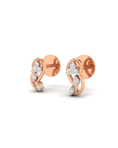 Buy Giva 925 Sterling Silver Rose Gold Clover Dangle Earrings at Rs2398  online  Jewellery online