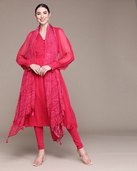 Buy Pink Kurta Suit Sets for Women by RITU KUMAR Online | Ajio.com