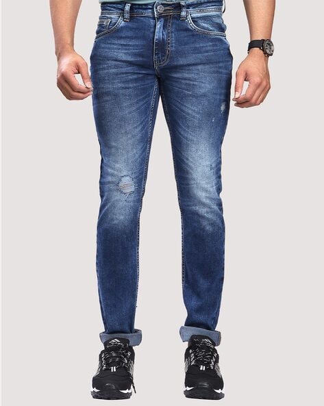 Buy Blue Jeans for Men by MEGHZ Online Ajio