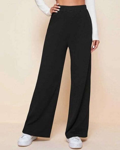 Shop for Women's Wide Legged Trousers Online at AJIO