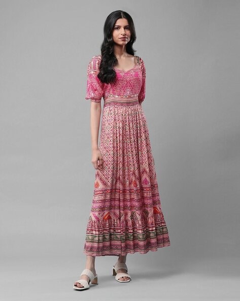 Update more than 86 ajio pink dress best - highschoolcanada.edu.vn