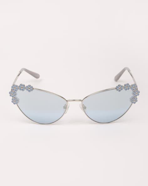 Buy Silver-Toned Sunglasses for Women by GUESS Online | Ajio.com display picture 3