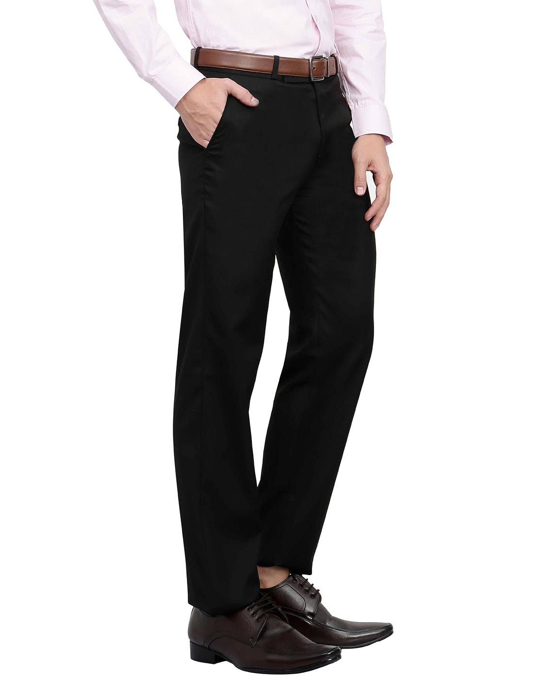 Solid McHenry Mens Ash Grey Poly-Viscose Formal Trouser, Regular Fit at Rs  499 in Chennai