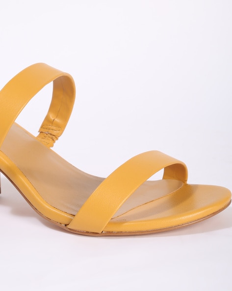 Luxury women's shoes - Instinct 100 Saint Laurent patent mustard yellow  leather pumps
