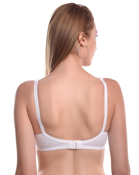 Buy College Girl Padded Non Wired Full Coverage T-Shirt Bra - White at  Rs.725 online