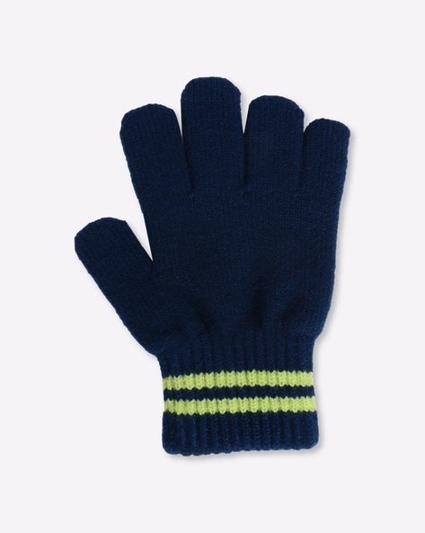 Navy blue hot sale winter gloves