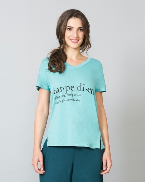V neck sales lounge top