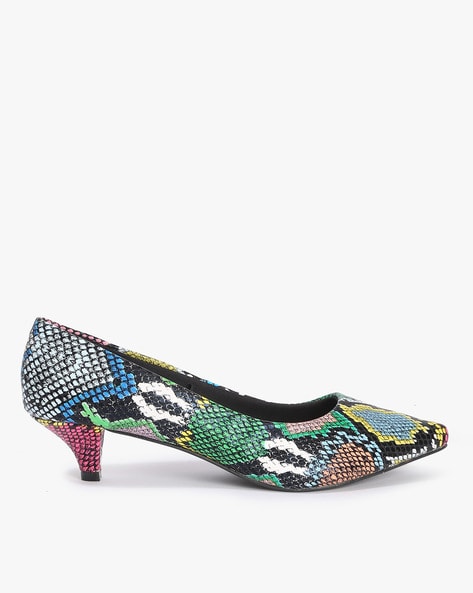 Ilari Berry Snake Print - Shoes from Moda in Pelle UK