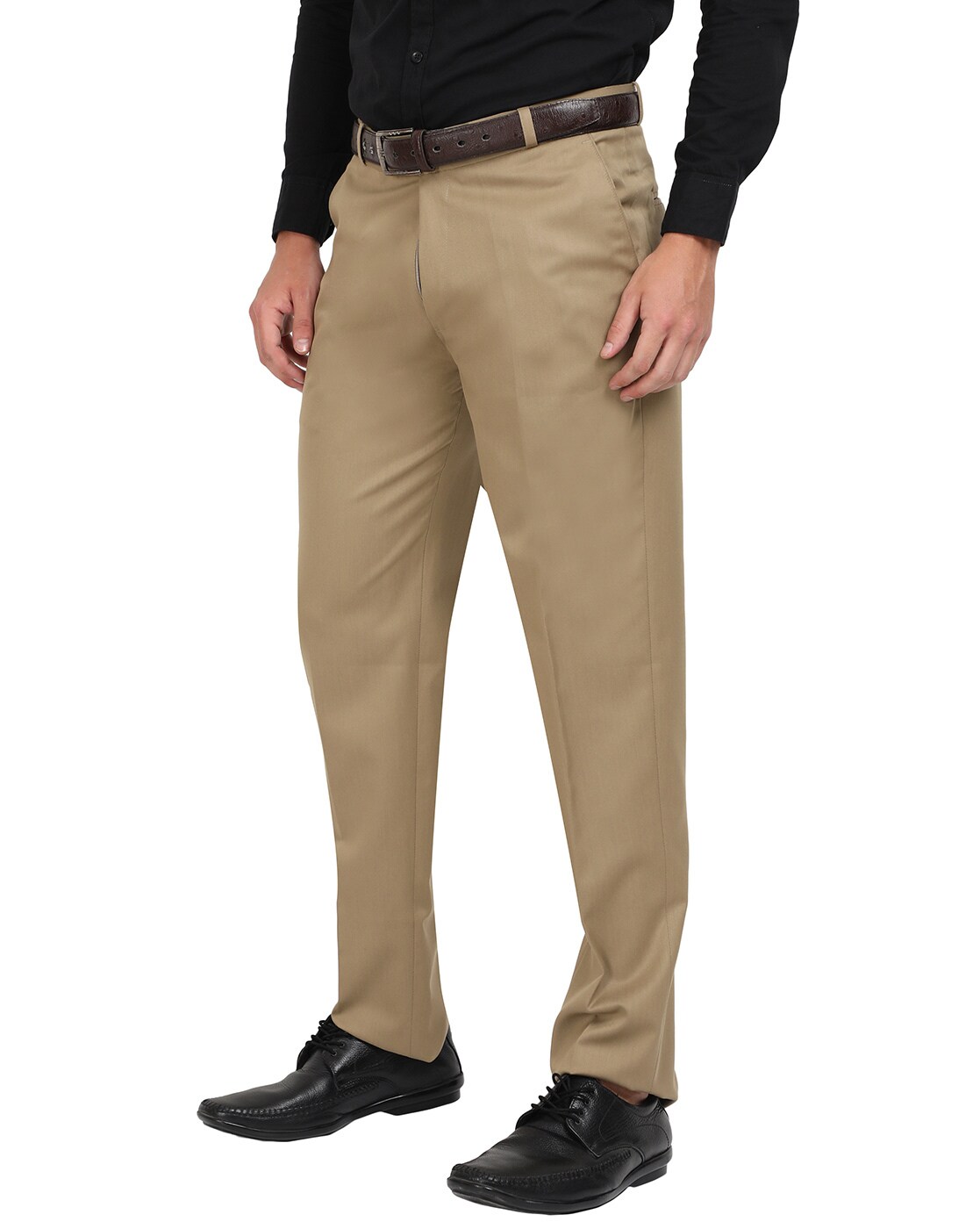 Buy White Trousers & Pants for Men by BLACKBERRYS Online | Ajio.com