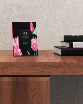 sej by nisha gupta Floral Print Rectangle Photo Frame-picture-16