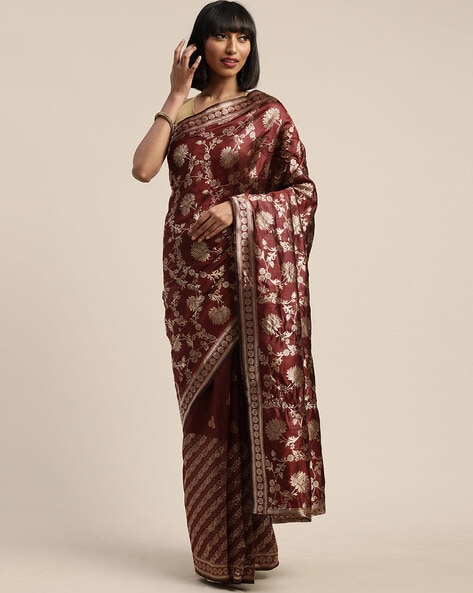 Rich look festival wear silk saree pink – TextileGarment.Store