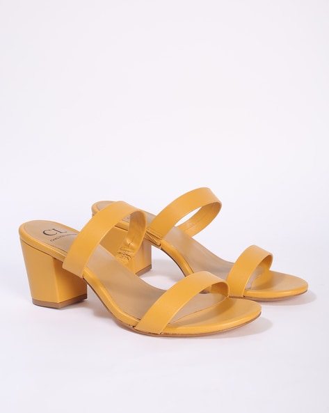 hunyza footwear Women Yellow Heels - Buy hunyza footwear Women Yellow Heels  Online at Best Price - Shop Online for Footwears in India | Flipkart.com