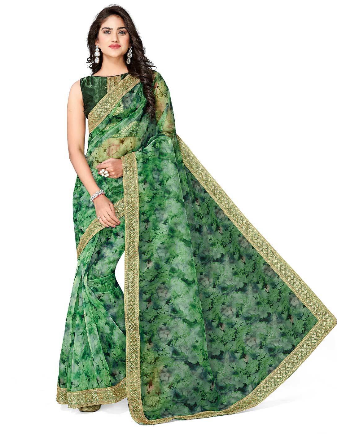 Buy White Sarees for Women by KIMISHA Online | Ajio.com