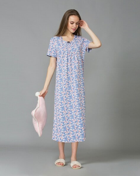 Online cotton best sale night gown