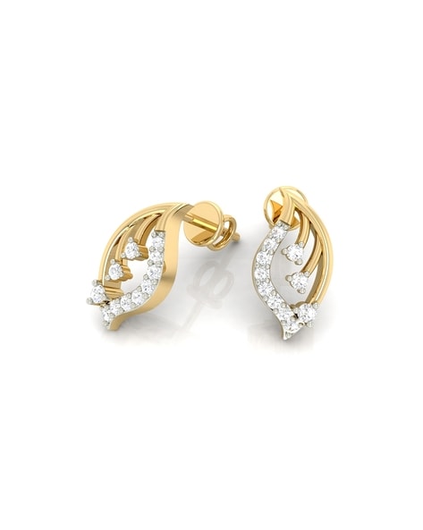 Buy Gold & Diamond Earrings Under 10000 | Ladies Earrings Under 10000  online | Starkle