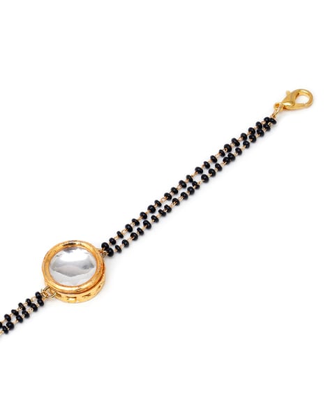 Buy Parna Diamond Mangalsutra Bracelet Online | CaratLane