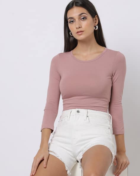 Buy Beige Tshirts for Women by PIAZZA ITALIA Online