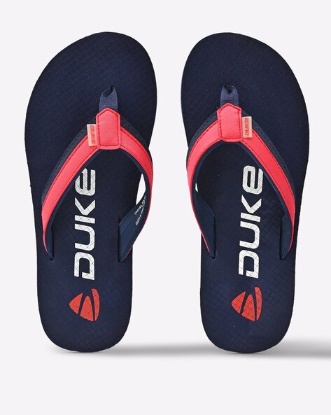 Buy Navy Blue Flip Flop Slippers for Men by DUKE Online Ajio