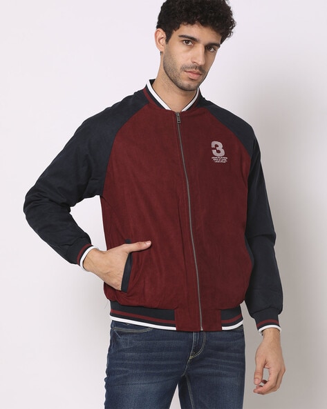 Buy Wine Red Jackets & Coats for Men by JOHN PLAYERS Online | Ajio.com