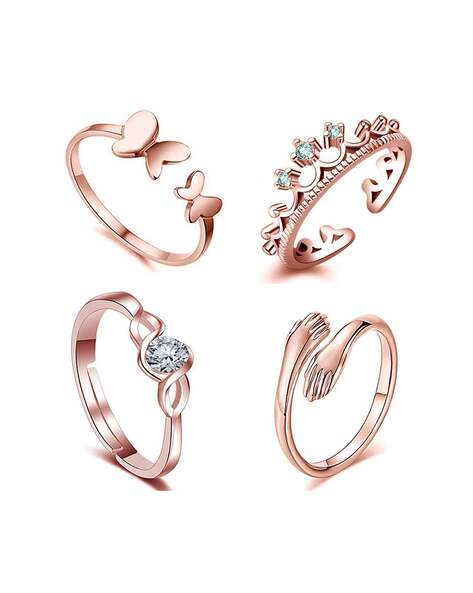 Unique Couples Ring Ideas | Rose gold wedding ring sets, Wedding rings rose  gold, Morganite engagement ring set