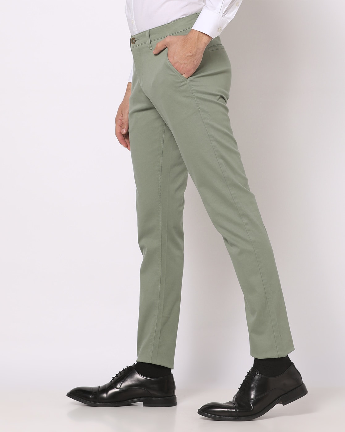 Slim Fit Men Green Trousers Price in India  Buy Slim Fit Men Green Trousers  online at Shopsyin