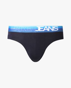 underjeans by spykar Briefs with Brand Knit Waistband-picture-33