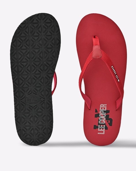 Red clearance cooper slippers