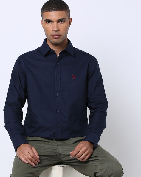 Buy Navy Blue Shirts for Men by U.S. Polo Assn. Online