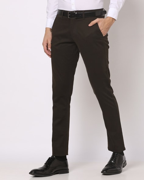 Buy John Players Grey Slim Fit Trousers for Men Online  Tata CLiQ