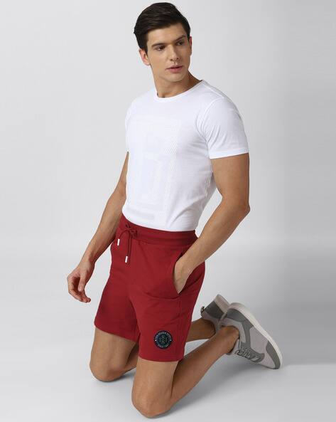 Buy Red Shorts 3/4ths for Men by VAN HEUSEN Online
