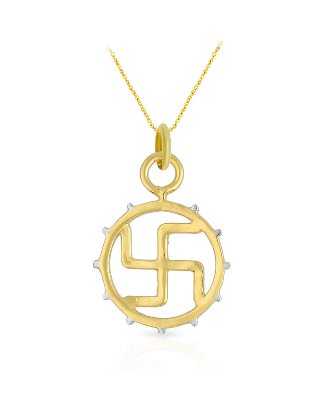 Mens gold om deals pendant