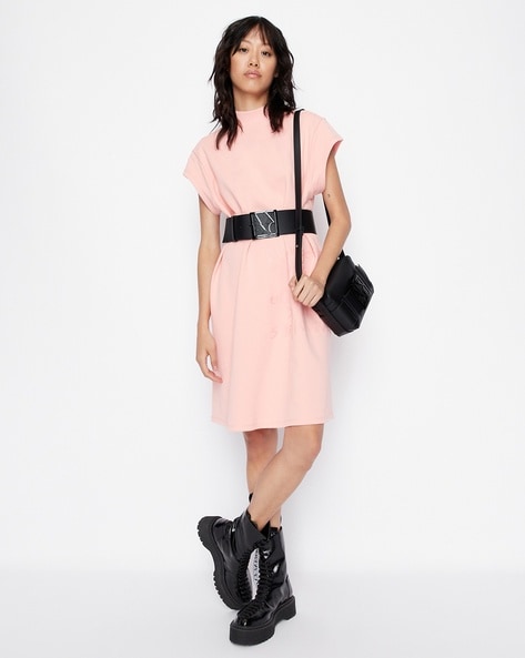 Armani exchange pink best sale dress