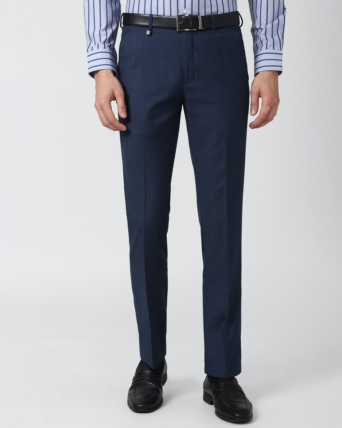 Reiss Dunn Slim Fit Wool Textured Trousers | REISS USA