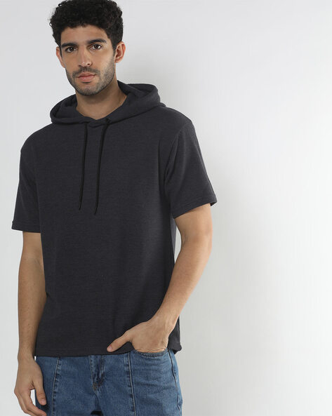 Drop Shoulder Hoodie - Navy – Hours