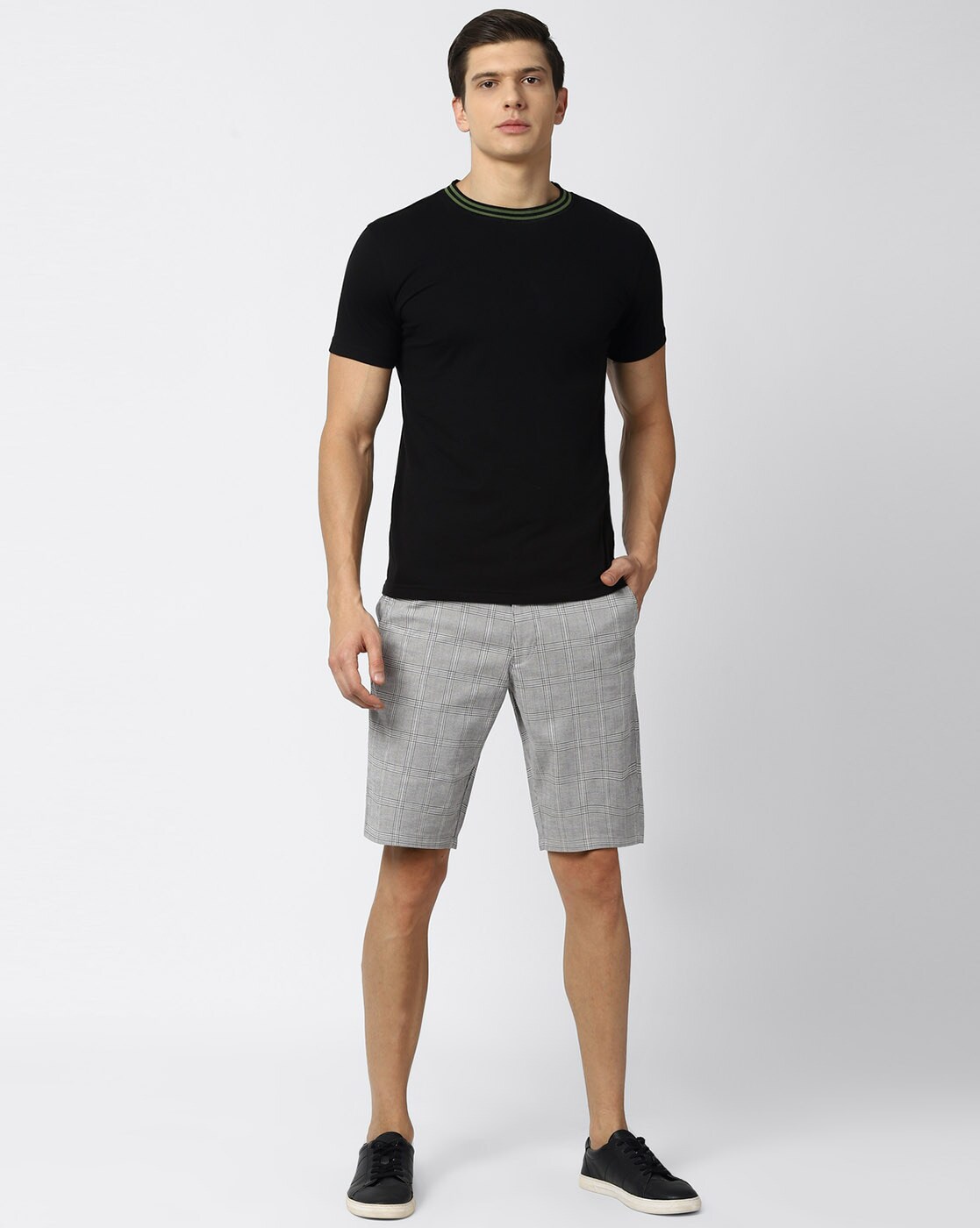 Buy Grey Shorts & 3/4ths for Men by VAN HEUSEN Online