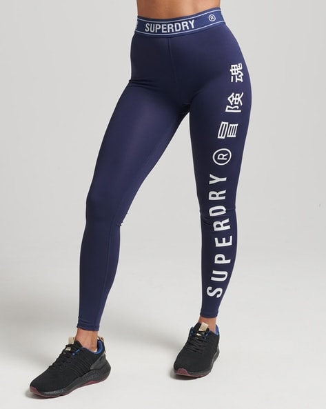 Buy Navy Blue Leggings for Women by SUPERDRY Online