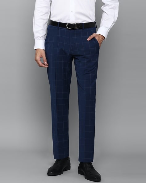 Buy Navy Trousers & Pants for Men by LOUIS PHILIPPE Online