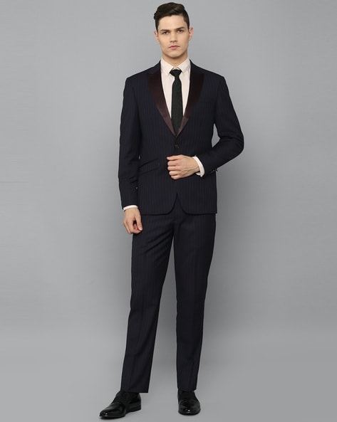 Striped Slim Fit 2 Piece Suit Set