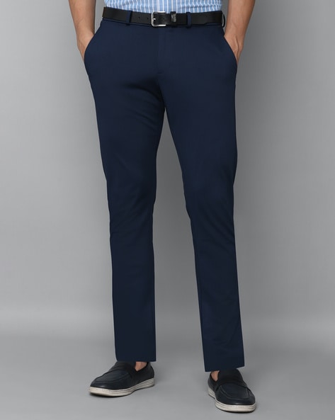 Buy Navy Trousers & Pants for Men by ALLEN SOLLY Online 