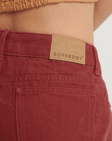 Denim Shorts with Frayed Hems