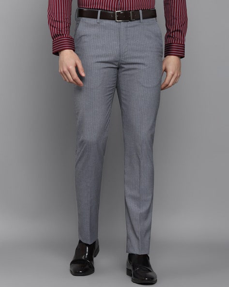 Buy Louis Philippe Jeans Khaki Steven Slim Fit Trousers  Trousers for Men  1441908  Myntra