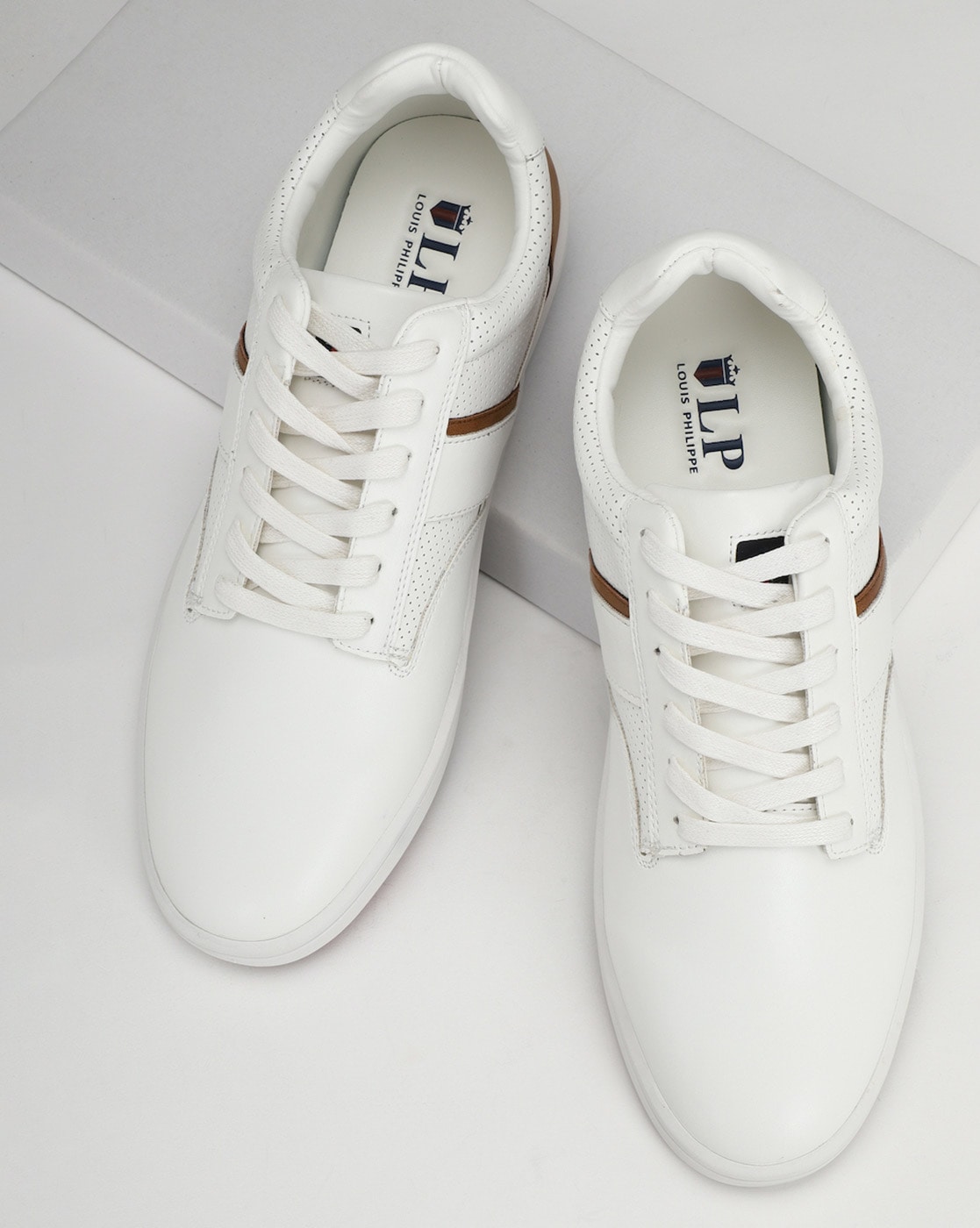 Buy Louis Philippe Men White Sneakers Online