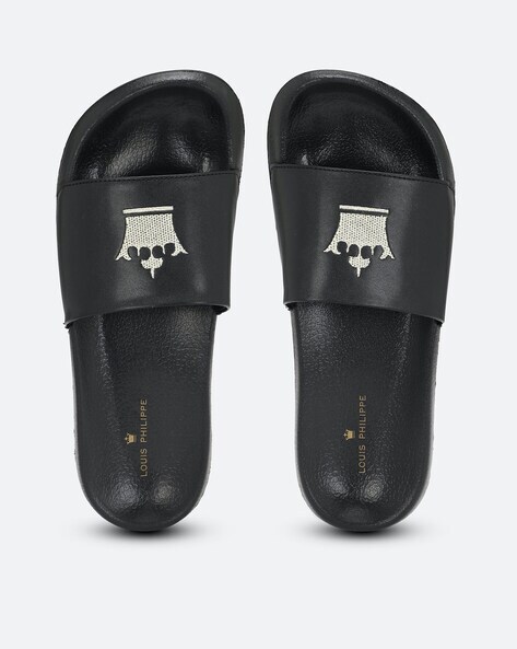 Black Louis Vuitton Men-pam Slippers - ShopXtraa