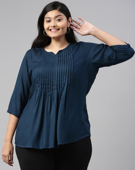 Plus size hotsell indian tops