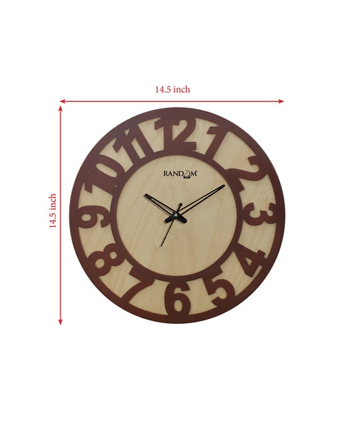 RIKON Wood Goldsil Sweep Wall Clock in Warangal - Dealers, Manufacturers &  Suppliers - Justdial