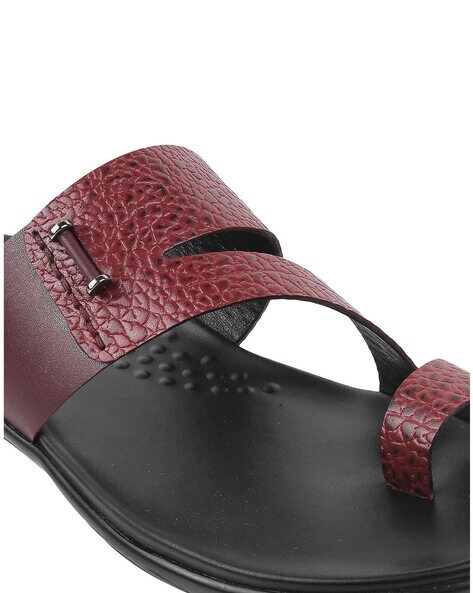 Wine colored clearance flip flops