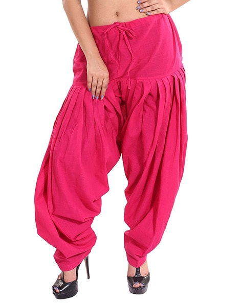 Salwar with Elasticated Drawstring Waist Price in India