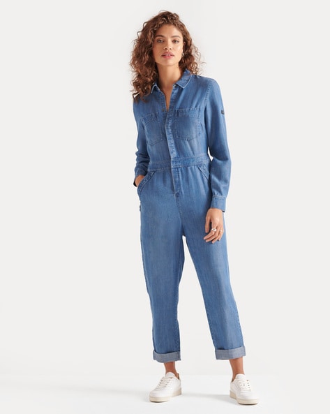 Dresses | Denim Boiler Suit | Mantaray