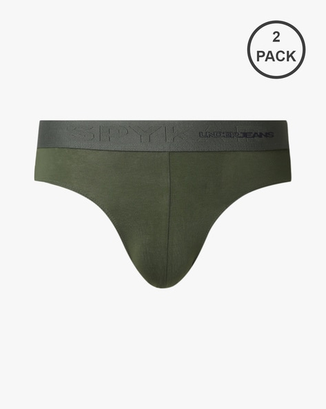 Tencel Soft Comfort Micro Briefs - Dark Green