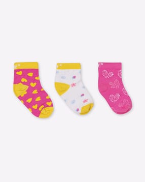 h by hamleys Pack of 3 Printed Socks-picture-28